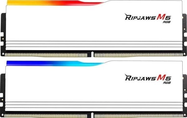 G.Skill Ripjaws M5 RGB RAM 32 GB DDR5-6400 F5-6400J3239G16GX2-RM5RW, hvit