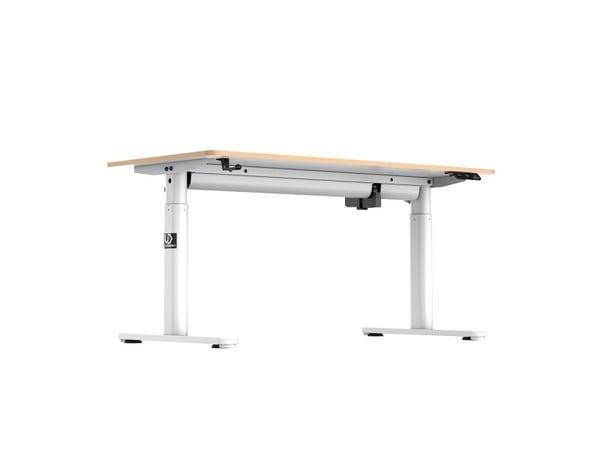 Ultradesk Pulsar, Rett, Rektangulær form, MDF, Stål, Spilling, Hvit