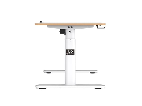 Ultradesk Pulsar, Rett, Rektangulær form, MDF, Stål, Spilling, Hvit