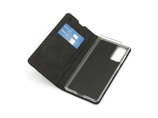 Wave BookCase beskyttelsesdeksel, Samsung Galaxy S20 FE 5G / Galaxy S20 FE, svart