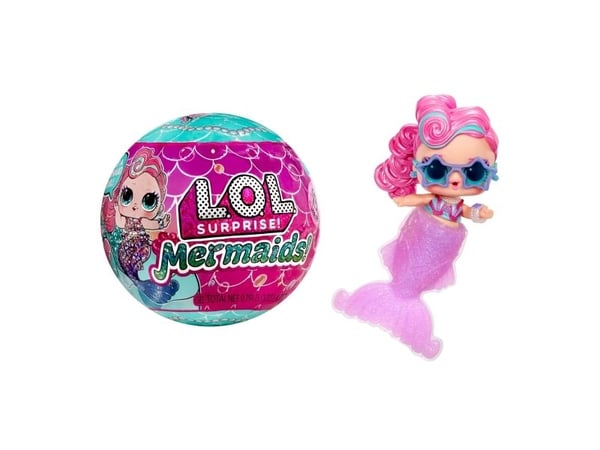 L.O.L. Surprise! Mermaids! Tots - Make Your Own Color Change Tails, Pieni nukke, Naaras, 4 vuosi/vuosia, Poika/tyttö, Monivärinen