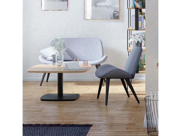 Sofa Tilkka 4L, Era CSE11 med sortbejdset ben