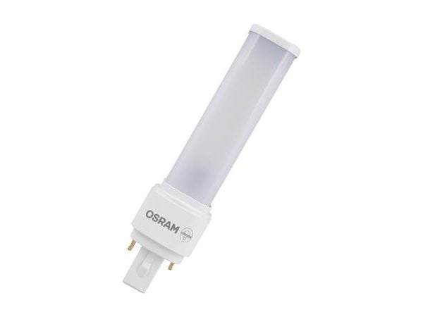 OSRAM DULUX D - LED-lyspære - form: tubulær - mattslipt finish - G24d-3 - 10 W (ekvivalent 26 W) - klasse E - kjølilg hvitt lys - 4000 K