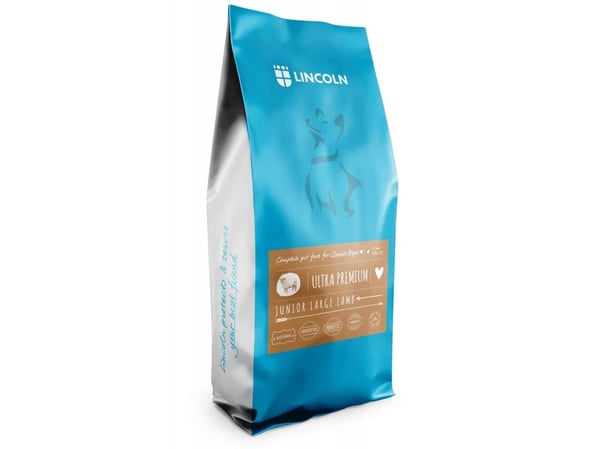 LINCOLN Ultra premium Junior Large Lamb - tørrfôr til hund - 12 kg
