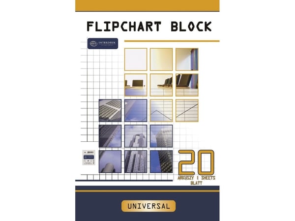 Interprint Blok do flipcharta A1 gładki 50 kartek