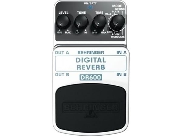 Behringer DR600, Effektpedal, Svart, Silver, Gitarr, AC, Tyskland