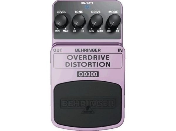 Behringer OD300, Lilla, Sort, AC, Batteri