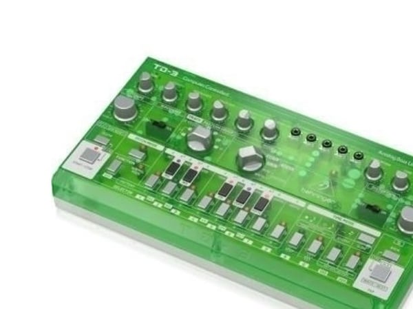 Behringer Behringer TD-3-LM Bass line synthesizer, gjennomsiktig grønn