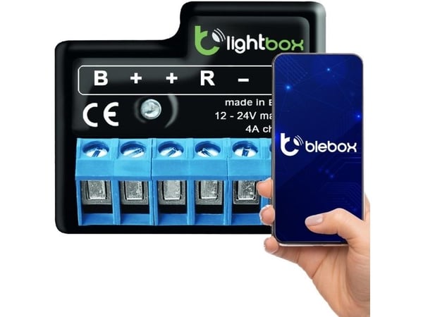 blebox LightBox, Langaton, Bluetooth, Musta, 2400 MHz, IP20, Polyuretaani