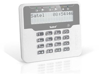 TASTATUR FOR ALARM SENTRAL VERSA-LCDR-WH SATEL