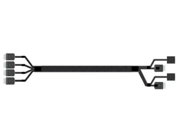 Intel OCuLink Cable Kit AXXCBL625CVCX - SAS intern kabel - 4i MiniLink SAS (SFF-8611) (hann) rett til 4i MiniLink SAS (SFF-8611) (hann) - 62.5 cm