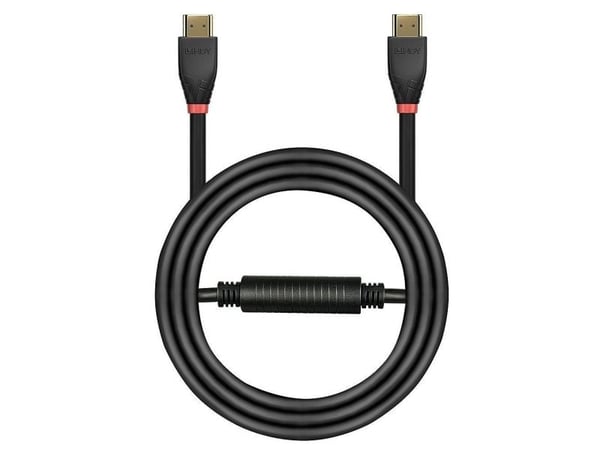Lindy 41074, 25 m, HDMI Typ A (standard), HDMI Typ A (standard), 4096 x 2160 pixlar, Ljudreturkanal (ARC), Svart