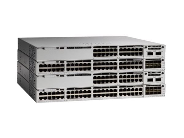 Cisco Catalyst 9300X, Hallittu, L3, Täysin kaksipuolinen, Telineasennus