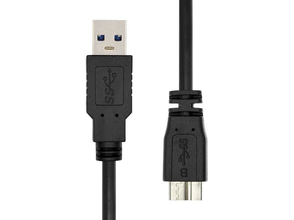 ProXtend - USB-kabel - USB typ A (hane) till Micro-USB typ B (hane) - USB 3.2 Gen 1 - 1 m - USB Power Delivery (10W) - svart