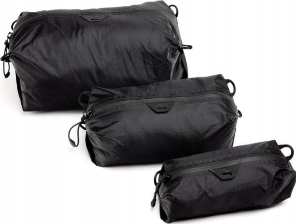 Peak Design sett med pakkposer Travel Line Ultralight Packing Cube Black – S, SX, SXX