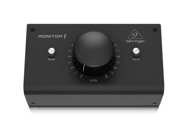 Behringer MONITOR1, Rotasjonsvolumkontroll, Frittstående, Sort, Tyskland