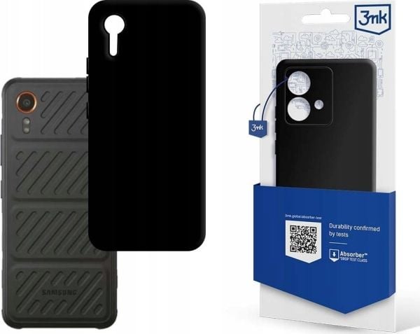 3mk Matt Case - Beskyttende deksel for mobiltelefon - termoplast-polyuretan (TPU) - svart - for Samsung Galaxy XCover7
