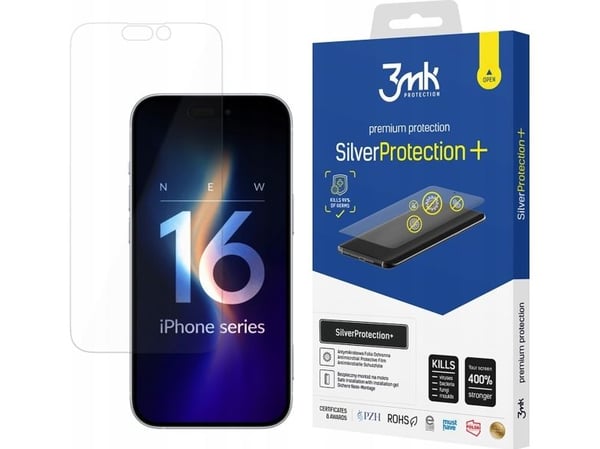 3MK 5903108589239, Apple, iPhone 16 Pro Max, Anti-bacterial, Scratch resistant, Impact resistant, 1 pc(s)