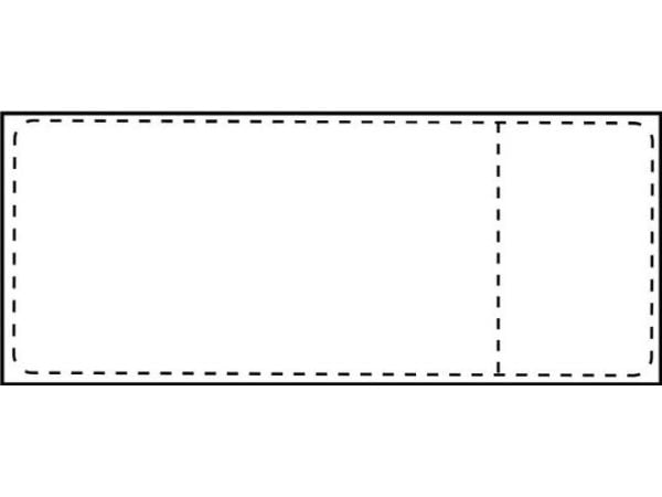Capture - Permanet adhesiv - perforert - hvit - 105 x 251 mm 2800 etikett(er) (4 rull(er) x 700) forsendelsesetiketter