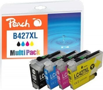 Peach PI500-401, høy (XL) kapasitet, 130 ml, 55 ml, 6000 sider, 4 stk, multipakning