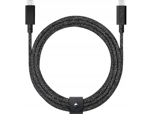 Native Union Belt, 2,4 m, USB C, USB C, USB 2.0, 0,48 Gbit/s, Sort