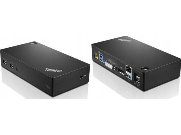 Lenovo ThinkPad USB 3.0 Pro Dock - Telakointiasema - USB - DP - GigE - 45 Watt - Tanska