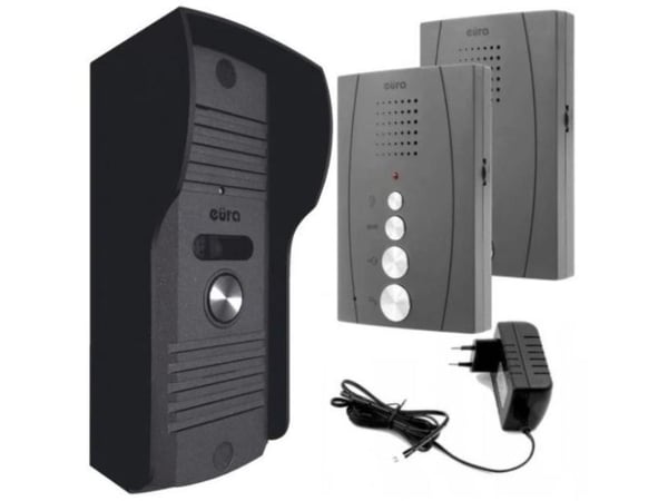 Eura ADP-51A3 “DIFESA” grafitt, enebolig, 2 dørtelefoner, intercom