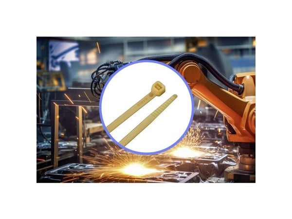TRU COMPONENTS TC-12523712 Nippuside 300 mm 4,8 mm Vaaleanruskea 100 kpl