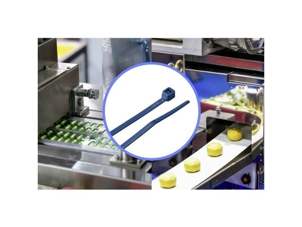 TRU COMPONENTS TC-12533340 Nippuside 100 mm 2,5 mm Sininen 100 kpl