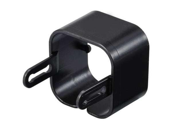 TRU COMPONENTS Modulaarinen kaapeliteline TC-12533296 ABS-muovi Musta 40 mm Sisältö: 15 kpl