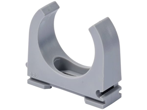 TRU COMPONENTS TC-12533304 Kaapelipidike, halk. 32 mm Harmaa 30 kpl