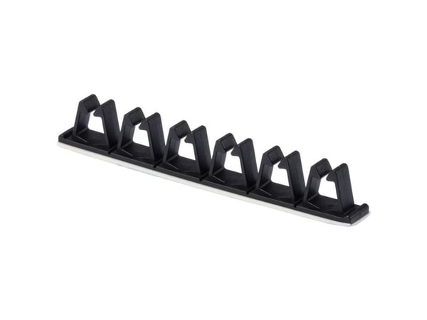 TRU COMPONENTS TC-12533420 Kaapeliklipsit Musta Sopii käämeille halkaisija: 7,8 mm 20 kpl