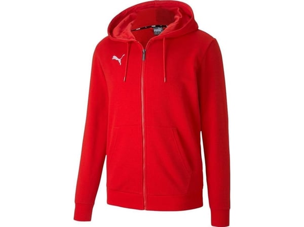 Puma miesten teamGOAL 23 Casuals hupullinen takki punainen 656708 01 M