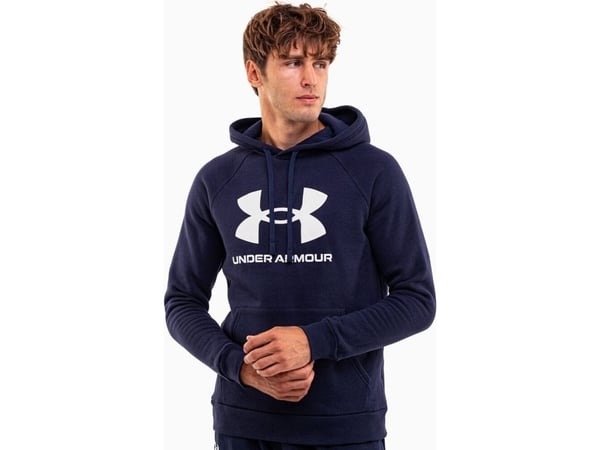 Under Armour Rival Fleece Logo HD Men's Sweatshirt navy blue 1379758 410 XL