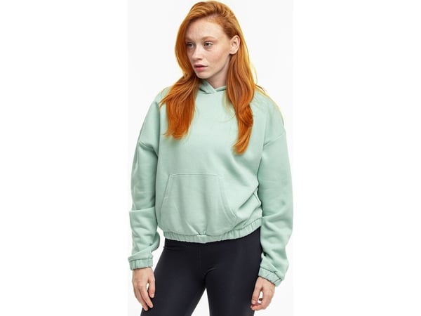 Women's sweatshirt 4F F1057 light green 4FWSS24TSWSF1057 42S M
