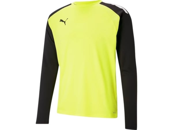 Puma teamPACER GK LS men's goalkeeper sweatshirt yellow-black 704933 42 2XL