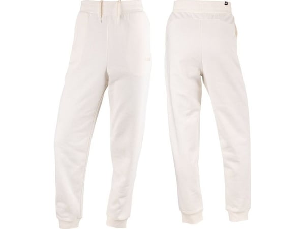 Puma ESS+ Embroidery High-Waist Pants FL Women's Pants Cream 670007 99