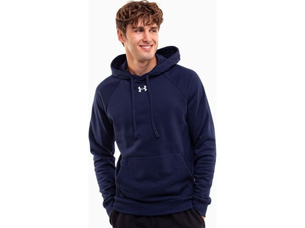 Under Armour Rival Fleece -huppari, tummansininen 1379757 410 XL