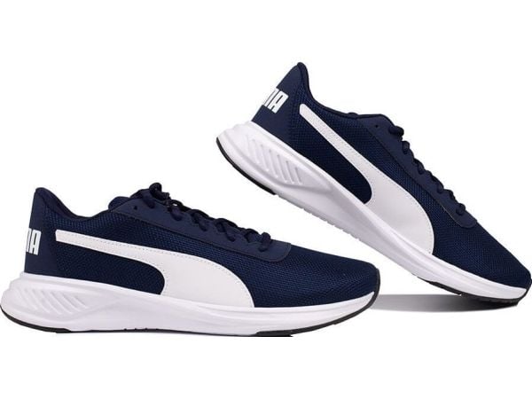 Puma löparskor för herrar Puma Night Runner V2 marinblå och vit 379257 03 44,5