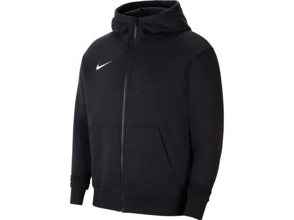 Barnebluse Nike Park 20 Fleece hettegenser med full glidelås svart CW6891 010 (S)