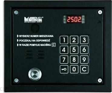 Laskomex Laskomex CP-2503TP svart lydpanel med nøkkelleser "Dallas"
