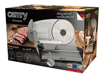 Camry Premium CR 4702, Elektrisk, 1,5 cm, Svart, Grå, Satin stål, Rostfritt stål, 19 cm, Ojämnt