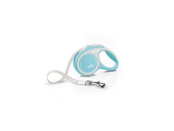Flexi New Comfort, Hund, Fleksibel hundesnor, Blå, Hvid, Tape, 15 kg, S