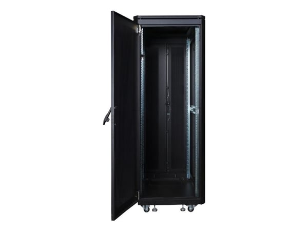 Lanview - Rack skap - 600 x 1000 mm, server line - free-standing - svart, RAL 9005 - 36U - 19"