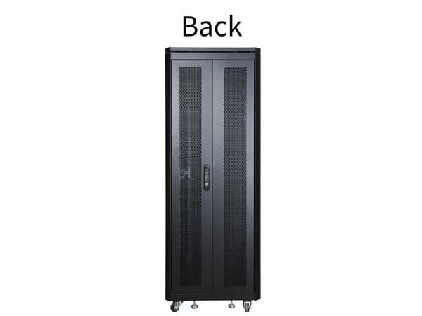 Lanview - Rack skap - 600 x 1000 mm, server line - free-standing - svart, RAL 9005 - 36U - 19"