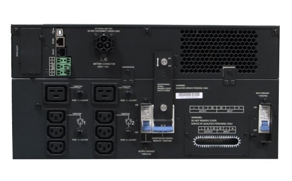 Liebert GXT5 - UPS (rackmonterbar/ekstern) - AC 230 V - 5000 watt - 5000 VA - 16 x batteri - utgangskontakter: 6 - 5U