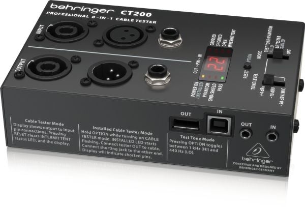 Behringer CT200 Kabeltestare