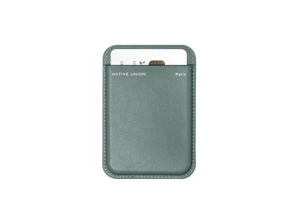 Native Union (Re)Classic Wallet - MagSafe-kompatibel skinnlommebok (skifergrønn)