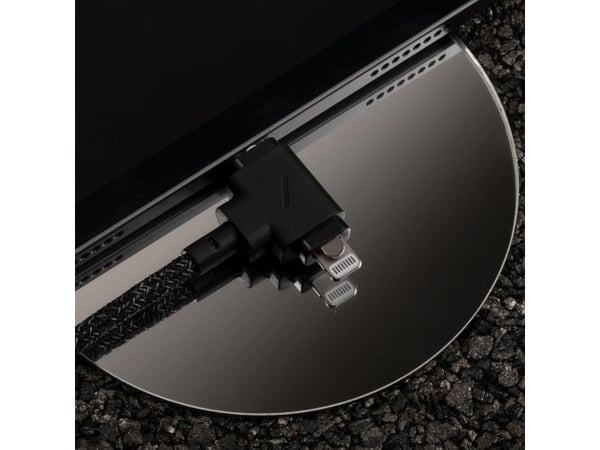 Native Union Belt Duo, Grønn, USB C, USB C/Lightning, 1,5 m, Hankjønn, Hankjønn