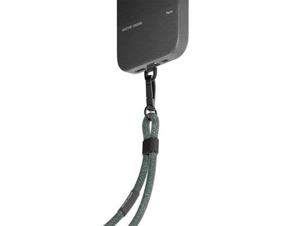Native Union SLING-UNI-GRN-RP2, Strop / Belte, Grønn, Metall, Polyetylentereftalat (PET), Resirkulert polyester, Termoplastisk polyuretan (TPU), Un...
